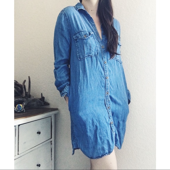 jean tunic dress